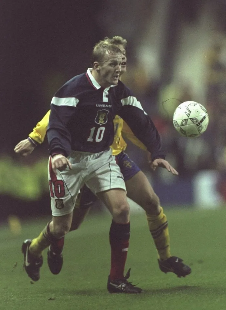 La bella camiseta de Escocia de 1996