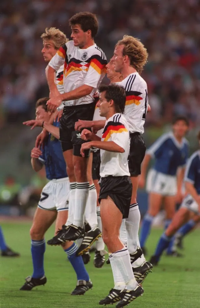 Alemania con la camiseta de 1990