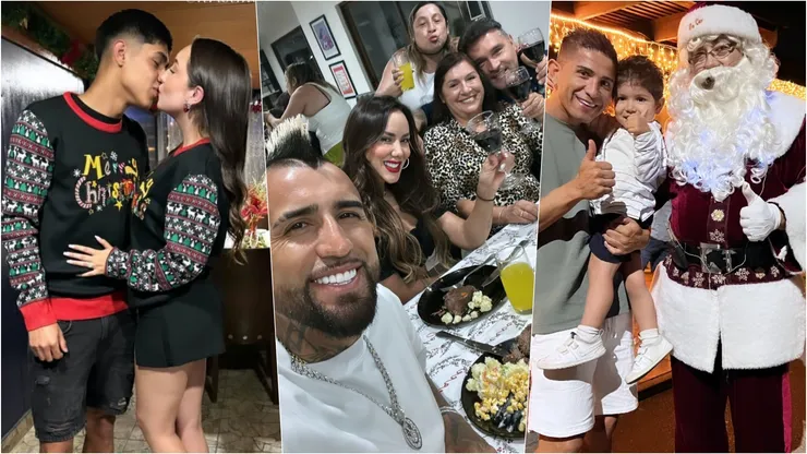 El fútbol chileno disfrutó en familia de las fiestas de Navidad.
