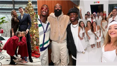 Robert Lewandowski, Marco Asensio, Eduardo Camavinga y Vinicius Júnior entre quienes festejan la Navidad.