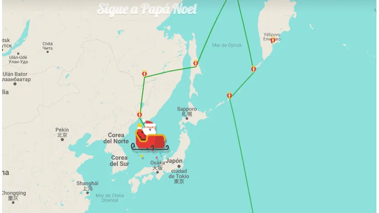 ¿Dónde viene el Viejito Pascuero? Así puedes ver su recorrido en vivo