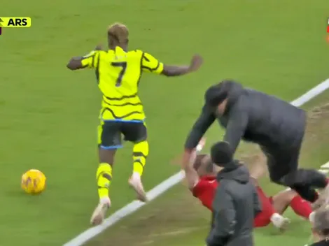 Klopp se come feo porrazo por empujón de Saka