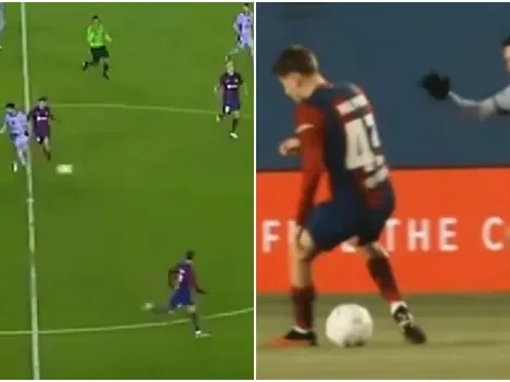 Valdés en modo bestia ante el Barcelona: brutal pase sin mirar