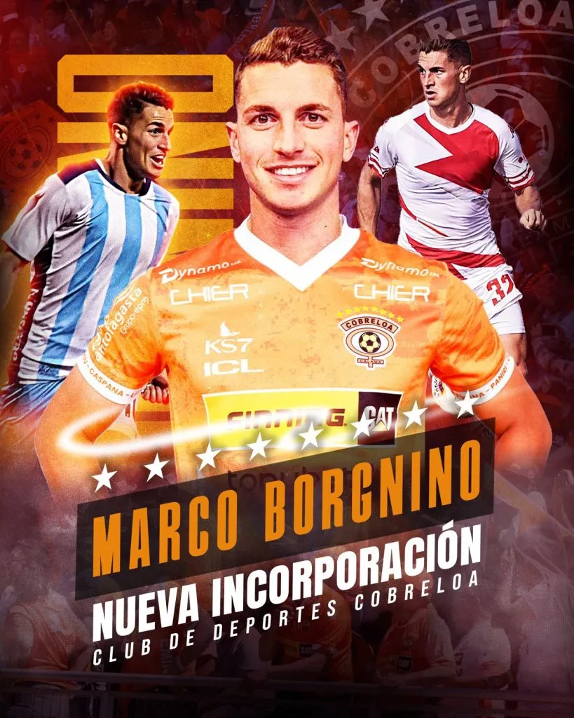 El anuncio de Marco Borgnino | Crédito: Cobreloa