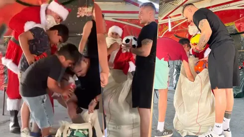 Campitos llevó regalos y compartió con los niños de la Aldea Mis Amigos de Peñaflor.