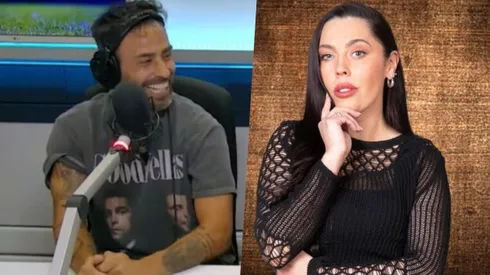 "Está Canal 13 en la televisión, lo pueden cambiar... Na, creo que es parte de, hay que darle un toque de alegría a veces a la vida", dijo Valdivia en ADN tras ver a Daniela Aránguiz en pantalla.