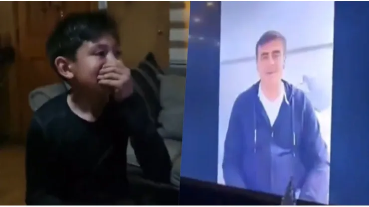 Quinteros le mandó un afectuoso mensaje a un hincha albo.