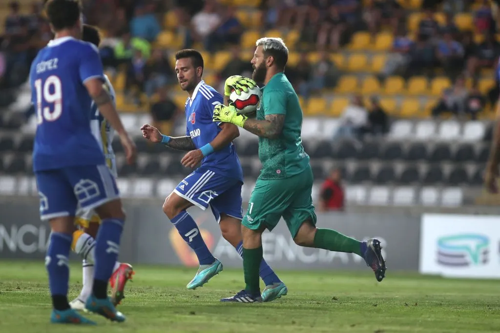 Jorge Broun jugó ante Universidad de Chile en el Torneo de Verano 2023. ¡Fue campeón con Rosario Central esta temporada! (Hernán Contreras/Photosport).