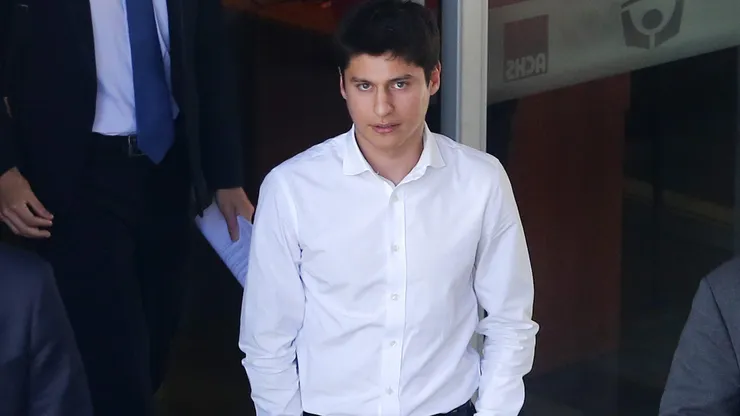 Nicolás Zepeda el 2019 durante su declaración por la desaparición de la estudiante japonesa Narumi Kurosaki.