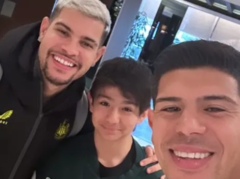 Crack de Brasil comparte con Pavez en su tour por Inglaterra