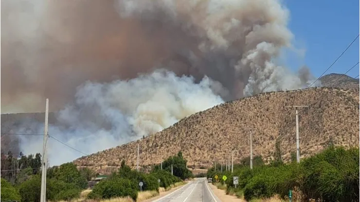 Emergencia por incendio forestal