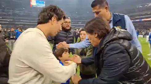 Bam Bam Zamorano junto a Checo Pérez y checo Jr.