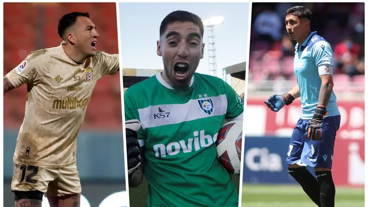 Los tres candidatos a la pelea del arco de Universidad de Chile.