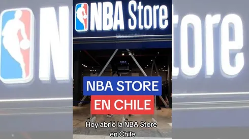 La NBA Store abrió a medidados del mes de diciembre en el Mall Plaza Vespucio.