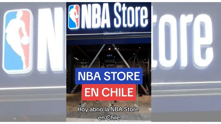 La NBA Store abrió a medidados del mes de diciembre en el Mall Plaza Vespucio.