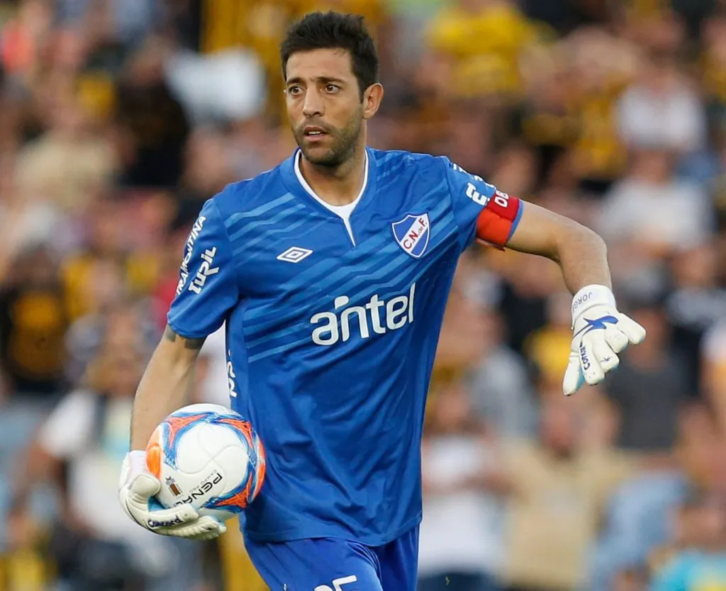 Jorge Bava en su época de arquero.