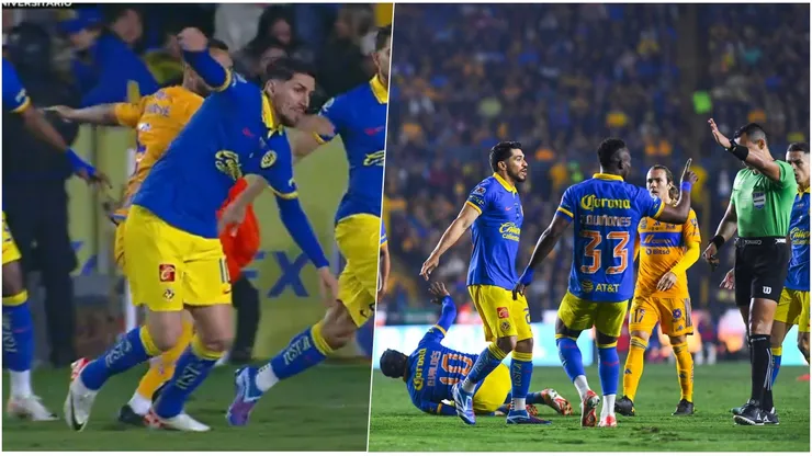 Diego Valdés sufrió con violenta táctica de Tigres.