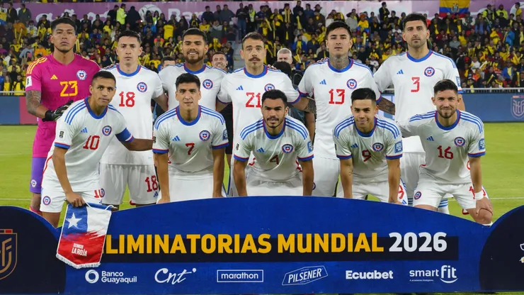 Esta fue la formación de Chile para su último partido ante Ecuador por las Eliminatorias Sudamericanas al Mundial del 2026.