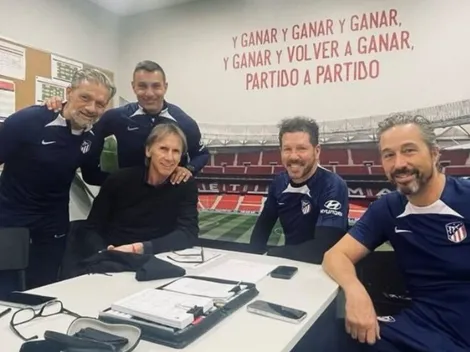 Gareca espera a la Roja en reunión con Simeone