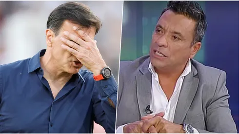 Palma no sabía que tenía el micrófono abierto y reaccionó irónico en la entrevista al DT de Colo Colo.