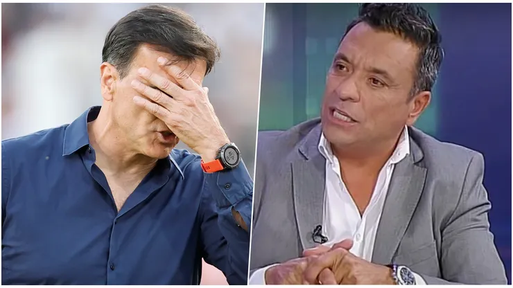 Palma no sabía que tenía el micrófono abierto y reaccionó irónico en la entrevista al DT de Colo Colo.