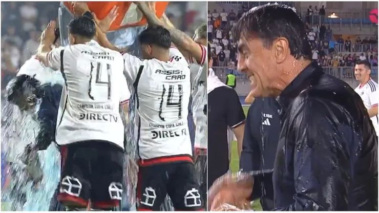 Gustavo Quinteros recibe particular gesto del plantel de Colo Colo.