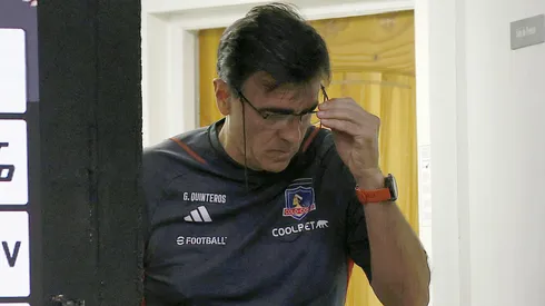 Quinteros se despide de Colo Colo, avisa Cristián Alvarado.