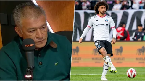A Claudio Borghi no le gustó el reclamo de Maxi Falcón contra Colo Colo.