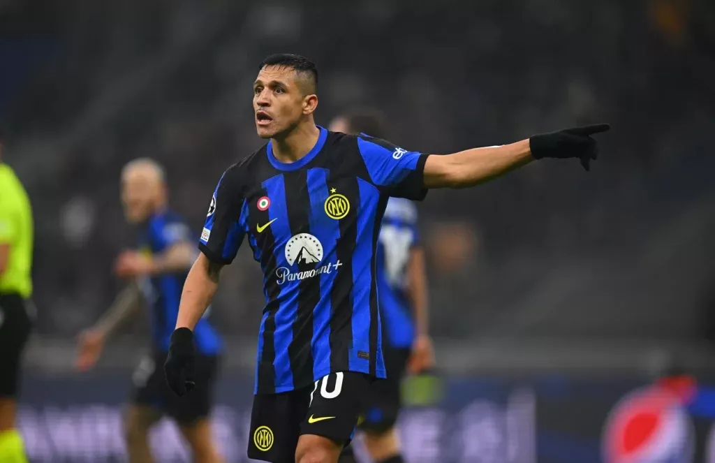 Alexis Sánchez fue titular pero no jugó un buen partido ante la Real Sociedad. Foto: Comunicaciones Inter.