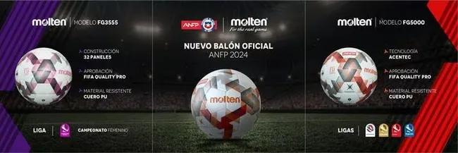 El balón que se usará en la final de la Copa Chile 2023. | Foto: Cedida.