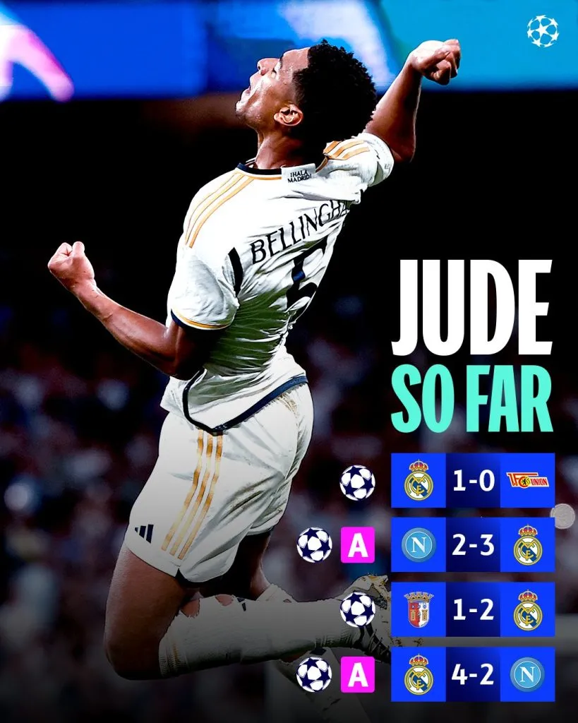 Bellingham es genio y figura de los Merengues.