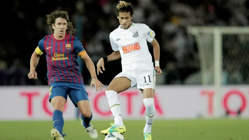 Neymar se lució en sus inicios en el Santos jugando con el '11'.