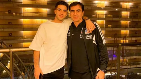 Gustavo Quinteros junto a su hijo, Sebastián.