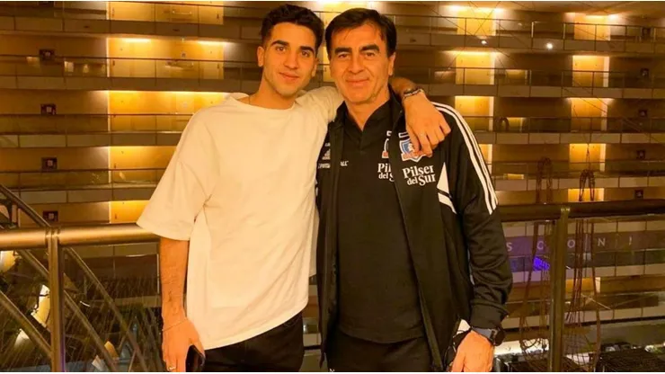 Gustavo Quinteros junto a su hijo, Sebastián.