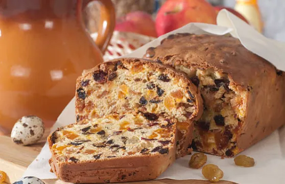 El pan de pascua es una de las recetas tradicionales de Navidad.