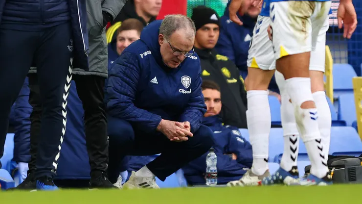 Marcelo Bielsa en el Leeds.