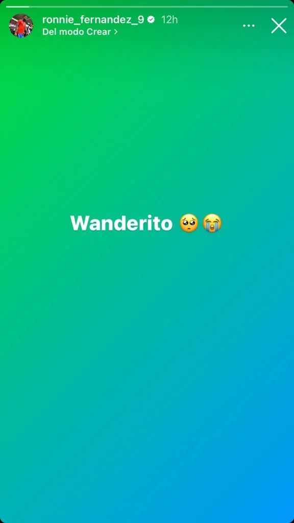 El mensaje de Ronnie Fernández tras el fracaso de Santiago Wanderers. Foto: Instagram.