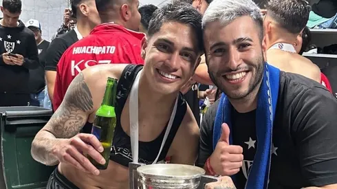 El barbero vivió la íntima celebración de Huachipato.