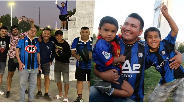 Once años después el padre dijo presente con el hijo.