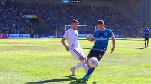 La brutal patada sobre Cris Martínez