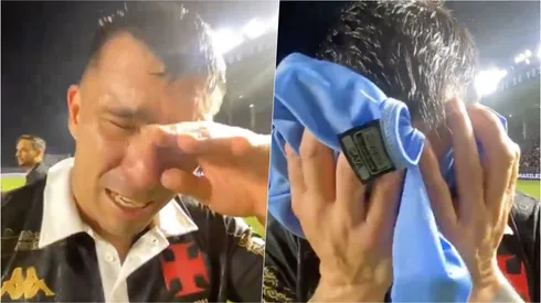 Gary Medel rompió en llanto tras lograr la salvación del descenso con Vasco da Gama.