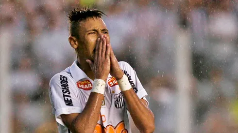 Neymar es todo un ídolo en el Santos.