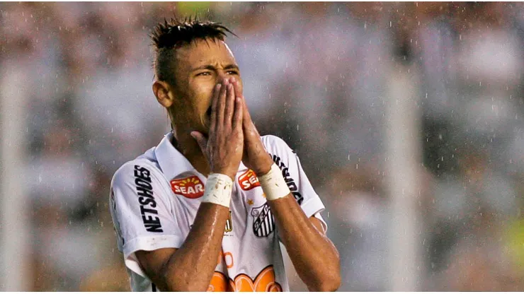 Neymar es todo un ídolo en el Santos.