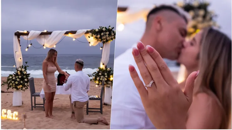 Campos pide matrimonio en una romántica velada en la playa