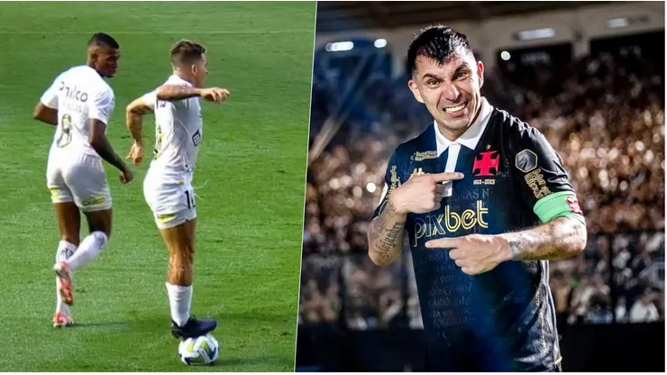 Gary Medel se burla de Soteldo por haberse subido en la pelota para cancherear