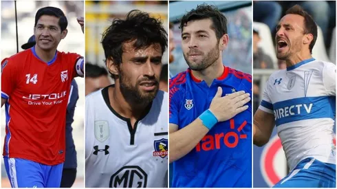 Matías Fernández, Jorge Valdivia, José Rojas y José Pedro Fuenzalida