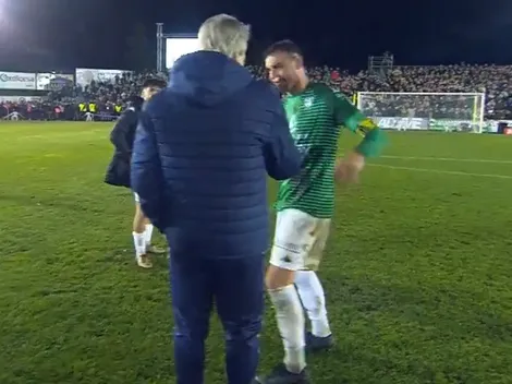 Pellegrini y su abrazo al capitán rival: "Entiendo el sufrimiento"