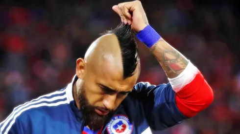 En Argentina pintaron el icónico mohicano de Vidal.