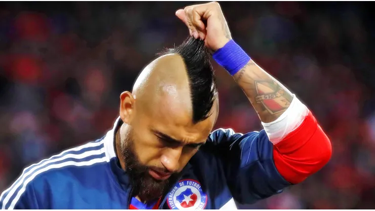 En Argentina pintaron el icónico mohicano de Vidal.
