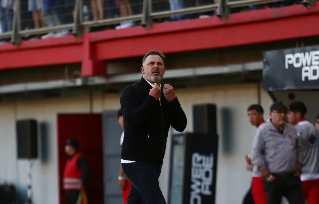 Hernán Caputto fue grabado a la mala pelando a Jaime García. Foto: Mauricio Ulloa/Photosport